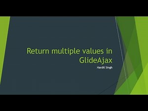 How to return multiple values from script include to client script | GlideAjax | ServiceNow