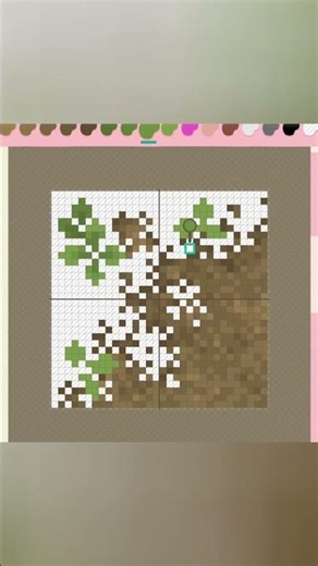 Natural dirt path part 3 #animalcrossing #acnh