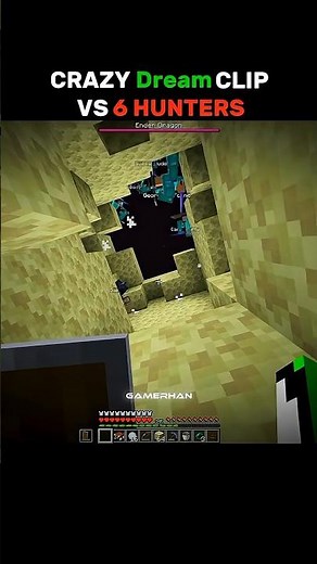 Dream MANHUNT VS 6 Hunters Is Insane 💀🔥🔥#minecraft