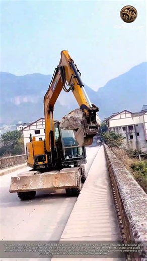 Inside the Logistics of Road Clearing: Moving a Massive Boulder With a Grapple