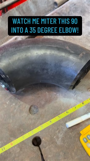 WELDS ‘N MORE | Mitering a 90 degree elbow #fyp #pipefitter #welder #oilfield #bluecollar #pipefitting #fabricator #fabrication #foryou | Instagram
