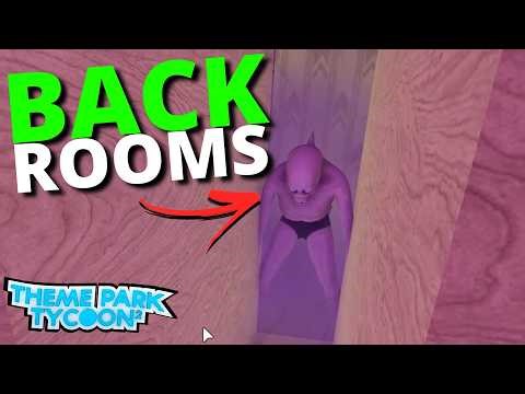 We're TRAPPED In The BACKROOMS Of Theme Park Tycoon 2 Roblox!