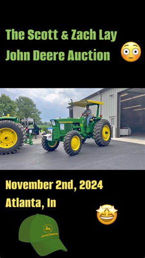 Look at all this muscle! 💪 The Scott & Zach Lay John Deere Collection Auction!! November 2nd, 2024. Atlanta, Indiana. | Polk Auction Company
