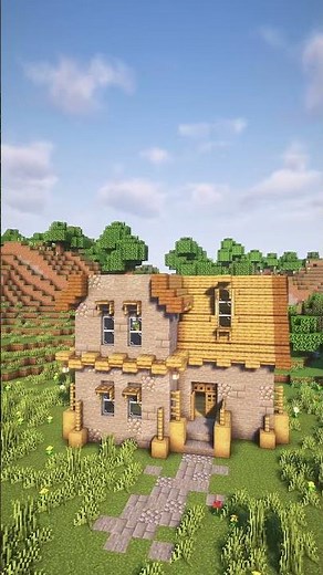 How to build a house in Minecraft #minecrafttutorial