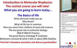 【UIUC】生物物理学导论 BIOP 401: Introduction to Biophysics