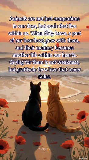 92K views · 4.2K reactions | Some souls come to us on four paws, leaving pawprints on our hearts that time can never erase.  #MyCatIsFamily #cat #ai #kitten #catlover #cute #kitty #fun #funny | Catzymix | Facebook