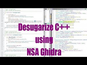 Desugarize C using NSA Ghidra decompiler