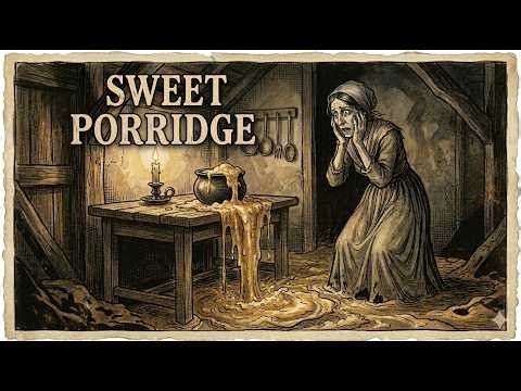 Brothers Grimm Fairy Tales For Adults: Sweet Porridge (1812) 📖 Illustrated Audiobooks Full Length 🎧