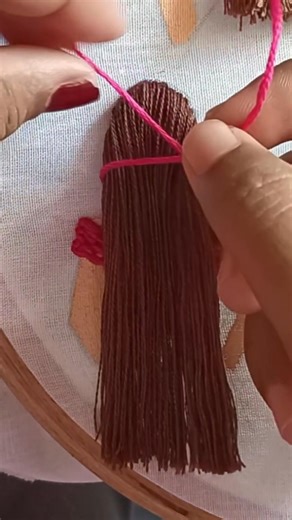 25K views · 791 reactions | Hair embroidery short tutorial #embroidery #embroideryhairstyle #hairembroidery #embroiderywork | Hoop Art Embroidery Akanksha | Facebook