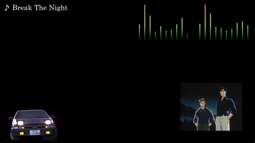 頭文字D【歌詞・和訳】Break The Night