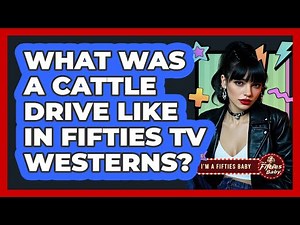 What Was A Cattle Drive Like In Fifties TV Westerns? - Im a 50s Baby