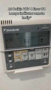 AC Daikin VRV error U4. Solved! #daikinac #daikinvrv #acrepair #airconditioner