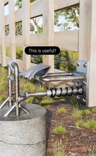 Smart Gate Lock 🔐 #gates #lock #engineering #machine