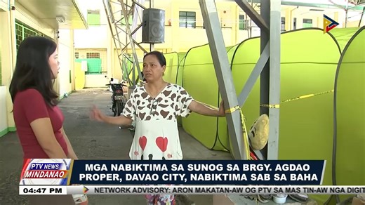 11K views · 203 reactions | PTV NEWS MINDANAO, AUGUST 22, 2025 | Mga Nabiktima Sa Sunog Sa Brgy. Agdao Proper, Davao City, Nabiktima Sab Sa Baha | PTV Davao | Facebook