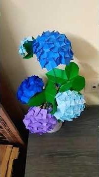 Origami Hydrangea