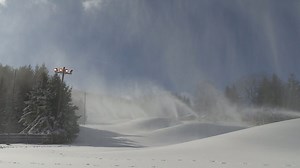 Early Snowmaking at Elk Mountain