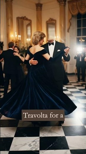 Princess Diana’s Famous Dance with John Travolta 💃 | #shortsvideo