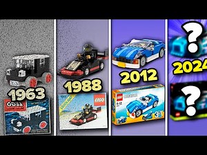 Evolution of Lego Cars (1963 - 2024)