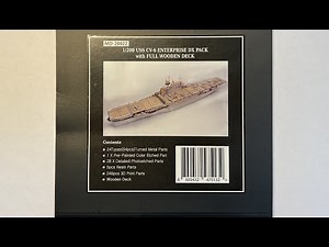 Unboxing KA detail up set for Trumpeter CV-6 USS Enterprise 1/200