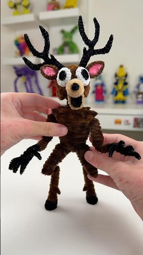 Made the Deer from 99 Nights in the Forest with Pipe cleaners #roblox