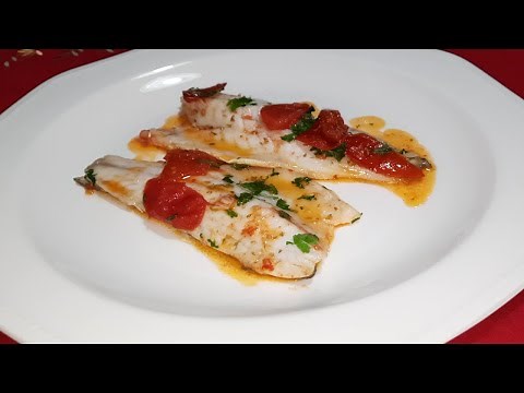 FILETTI DI BRANZINO - ricetta con cottura del pesce in padella.