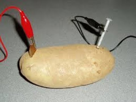 How to make light or Produce Electricity using Potato -Amazing Trick