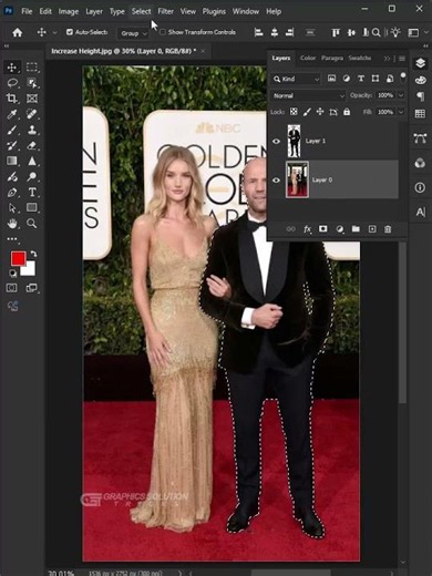 Increase Image Height in Photoshop 2026 🔥 Content-Aware Trick