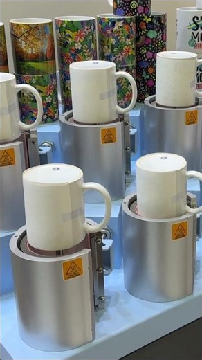 8 Station Air Press Auto Mug Heat Press - One can easily manage eight independent stations#shorts