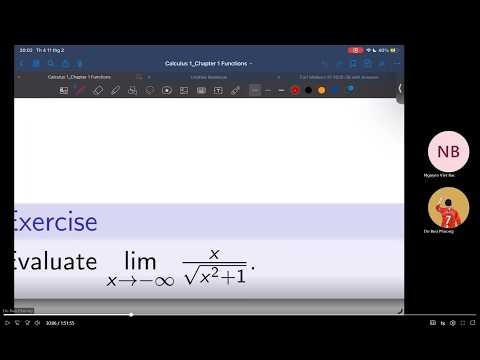 Calculus 1: Review (Function, Limit, Squeeze Theorem, Continuity) + Intermediate Value Theorem.