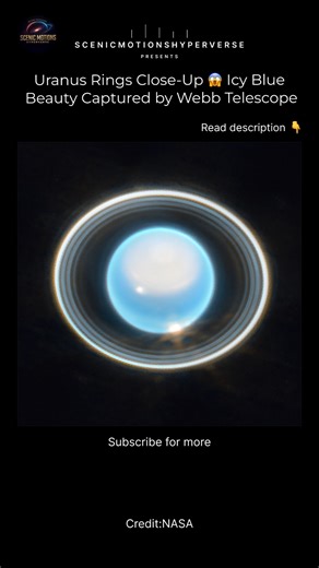 Uranus Rings Close-Up 😱 Stunning Webb Telescope Image