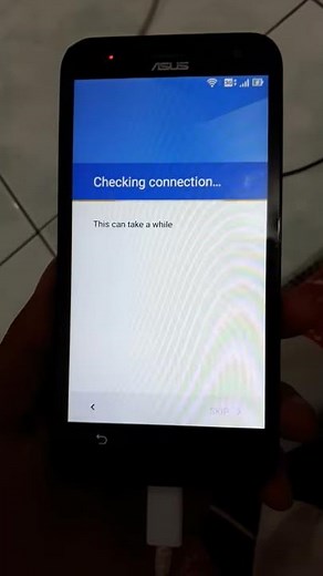 Stuck in checking connection asus. How to solve?