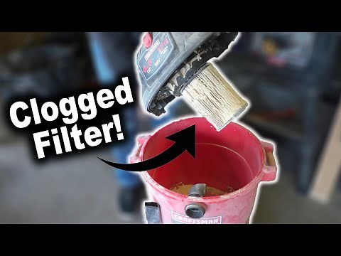 How to Clean a Clogged Shop Vac Filter | Dust Free!