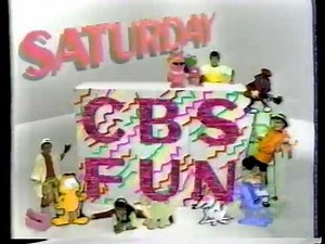 1989 CBS Saturday Morning Promo featuring Muppet Babies, Garfield, Pee Wee Herman, Dink 7