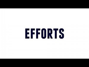 How to Pronounce efforts
