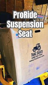 Full Suspension Seat, the Trac Seats ProRide Seat