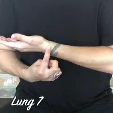 Lung 7- Acupressure point location