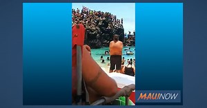 Waimea Rock Closing Immediately Due to Large Groups Gathering for Cliff Jumping | Maui Now