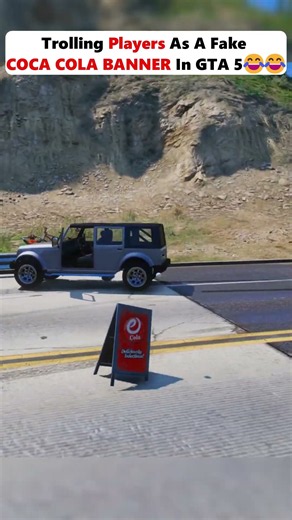 Trolling Players As A FakeCOCA COLA BANNER In GTA 5😂😂#gtaviral #gtaonline #gta5online #gta6