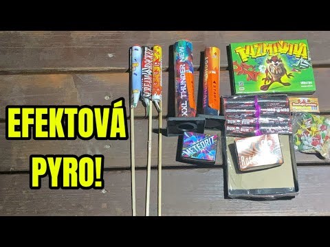 VELKÝ TEST EFEKTOVÉ PYROTECHNIKY!