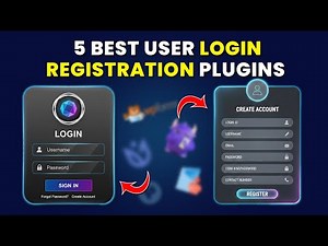 5 best user login registration plugins for WordPress | best plugin for user registration and login