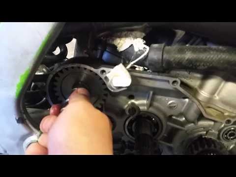 Kickstart mechanism install on 2001 kx 250