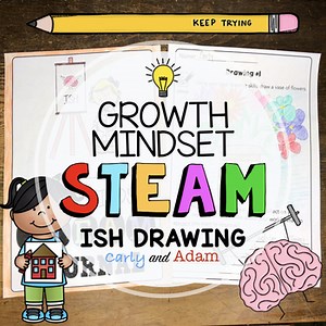 Ish by Peter H. Reynolds Directed Drawing Growth Mindset SEL STEAM Activity