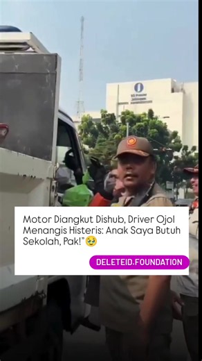 Seorang driver ojol asal Bekasi menangis histeris saat motornya diangkut petugas Dishub Jakarta Timur dalam operasi penertiban parkir liar. Padahal, ia mengaku baru mendapatkan orderan pertama hari itu dan belum memperoleh penghasilan sama sekali sejak pagi.