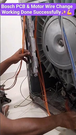 Bosch Washing Machine WAK20062IN Repair Full Process | PCB | Wiring & Test Run ★ #bosch #shorts #tip