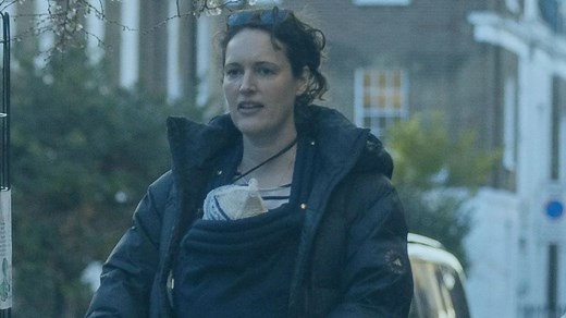 Phoebe Waller-Bridge spotted out with 1st baby & diamond on her ring finger