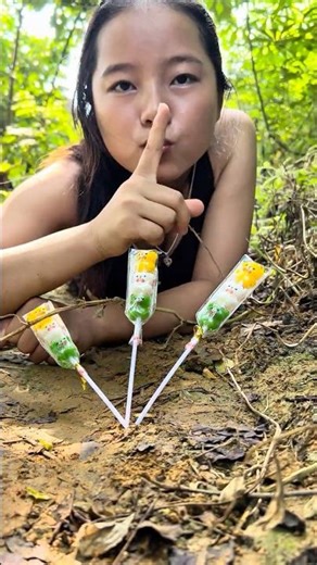 how to eat lollipop #camping #bushcraft #outdoors #survival