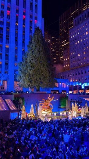 403K views · 11K reactions | Rockefeller Christmas Tree lighting — the most powerful Christmas moment in the world  | New York City Photos | Facebook