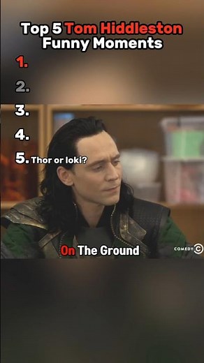 Top 5 Tom Hiddleston Funny Moments! 😂