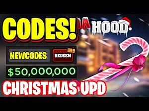 *NEW* ALL CHRISTMAS UPDATE CODES FOR DA HOOD IN 2025! ROBLOX DA HOOD CODES