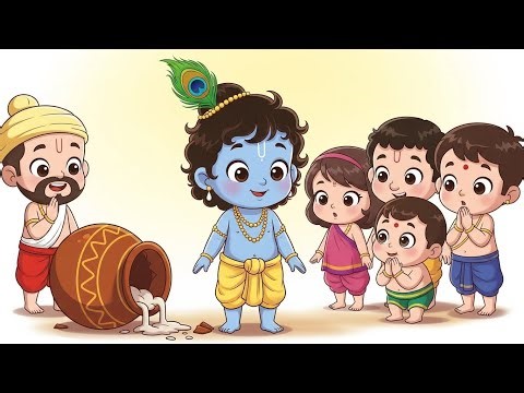 Little Krishna and the Honest Answer | Moral Story for Kids | Preschool Tale